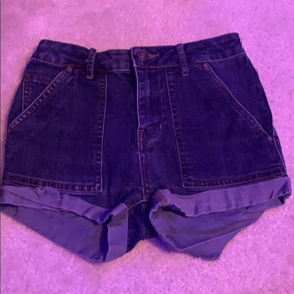 Free people jean shorts